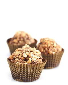 Быстрые шоколадные трюфели с орехами пекан