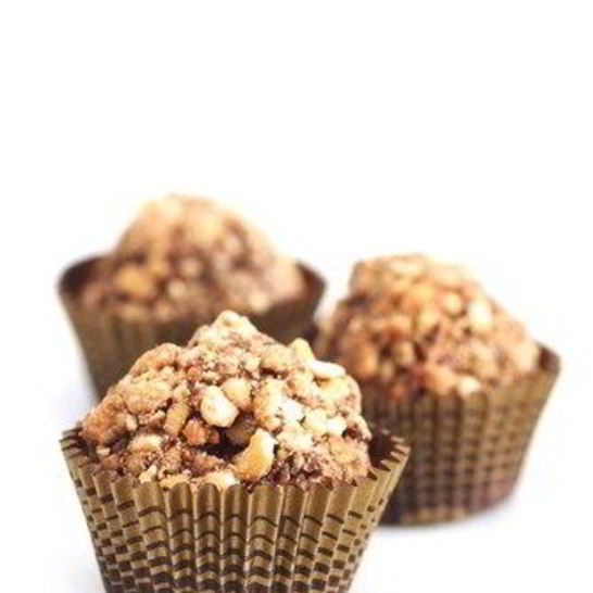 Рецепт быстрых шоколадных трюфелей с орехами пекан