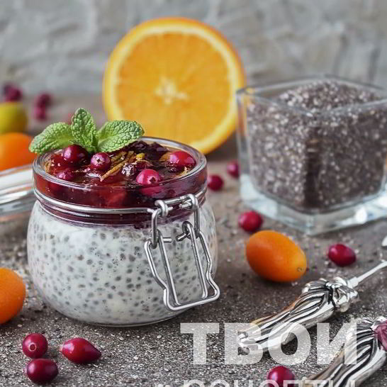 Рецепт чиа пудинг