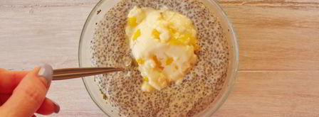 чиа пудинг. Шаг 2