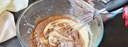 десерт из брауни, вишни и маскарпоне. Шаг 7