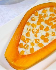 Десерт с папайей