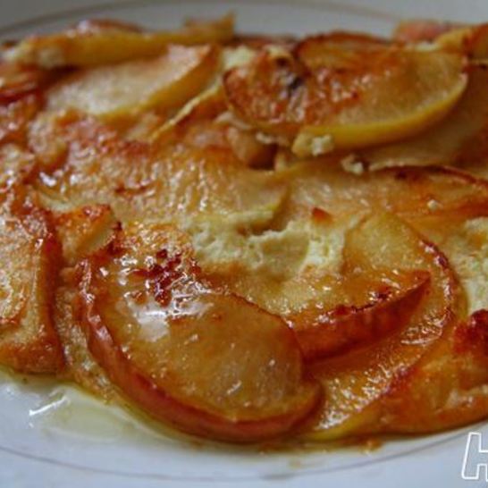 Рецепт десерта яблоки на снегу