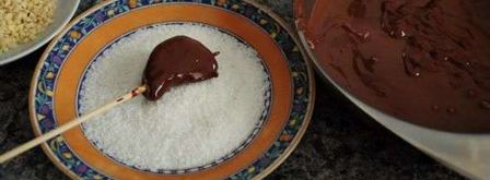 фрукты в шоколаде. Шаг 9