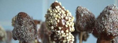 фрукты в шоколаде. Шаг 17