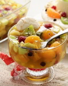 Фрукты в желе