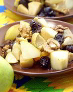 Фрукты запеченные в медовом сиропе