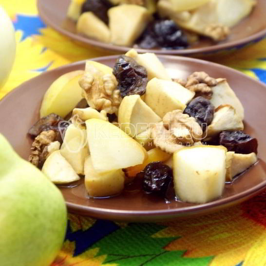 Рецепт фруктов запеченных в медовом сиропе