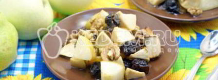 фрукты запеченные в медовом сиропе. Шаг 8