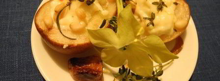 груша запеченная с сыром и травами. Шаг 4