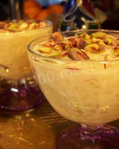 Индийский десерт кхир с медом