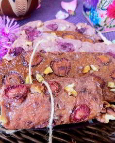 Йогуртовая бананово-ягодная пастила