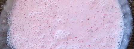 йогуртовая бананово-ягодная пастила. Шаг 2