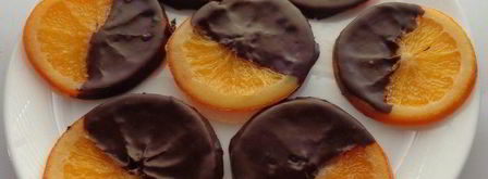 карамелизированные апельсины в шоколаде. Шаг 9