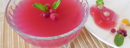 клюквенное желе десертное. Шаг 8