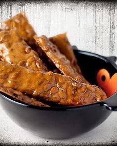 Карамельные конфеты с тыквенными семечками