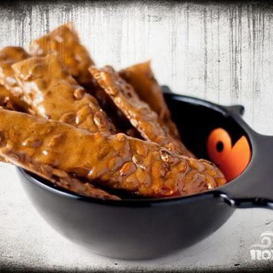 Рецепт карамельных конфет с тыквенными семечками