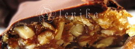 конфеты грильяж в шоколаде. Шаг 4