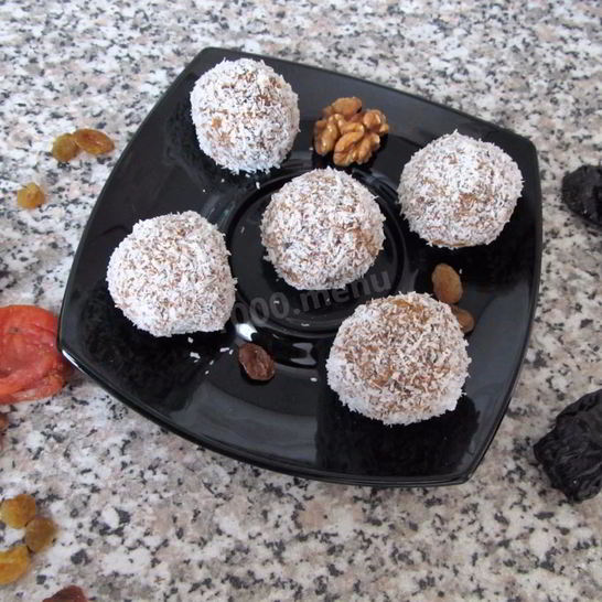 Рецепт конфет из сухофруктов в блендере