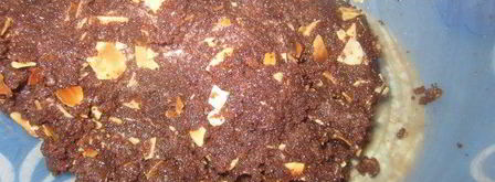 конфеты шоколадно-миндальные комочки. Шаг 3