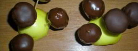 конфеты тыква в шоколаде. Шаг 6