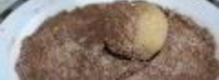 марципановые конфеты из нута, миндаля и фиников. Шаг 10