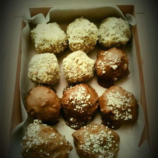 Рецепт шоколадна конфеты с миндалем и амаретто