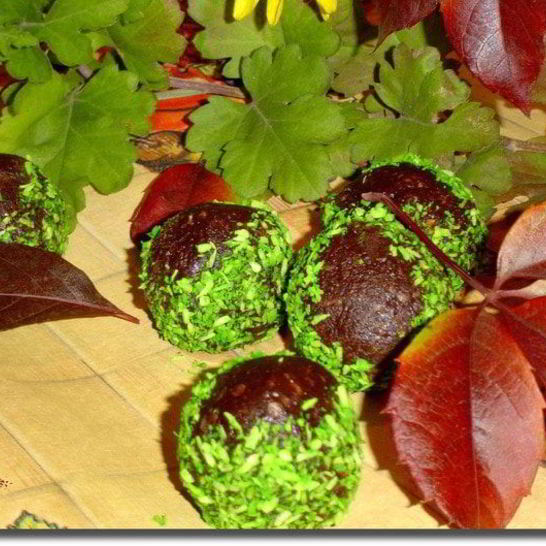 Рецепт шоколадных конфет каштаны за 20 минут