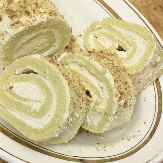 Рецепт бисквитного рулета со сливочно-молочным кремом