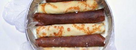 блинный десерт с кремом из маскарпоне. Шаг 9