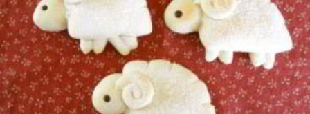 булочки с кремом в виде барашек. Шаг 8