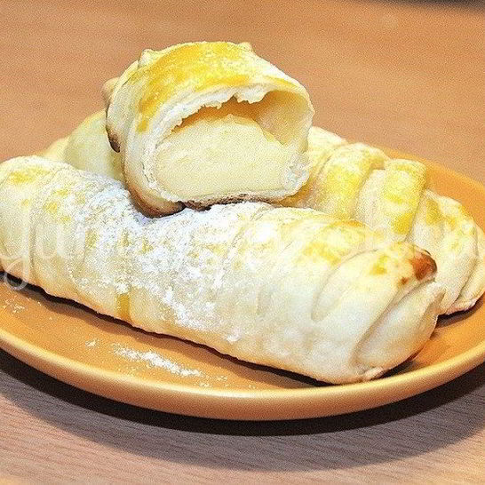 Рецепт булочек с кремом