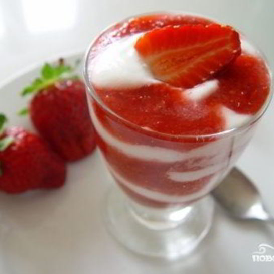 Рецепт десерта в креманке