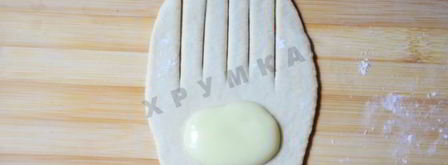 дрожжевые булочки с заварным кремом. Шаг 12