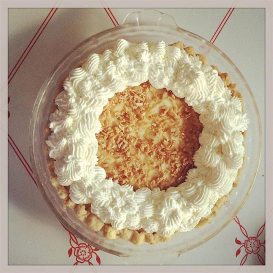 Рецепт кокосового крема-пая