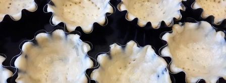 корзинки из песочного теста с кремом заварным. Шаг 13