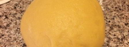 кростата с кремом и персиками. Шаг 4