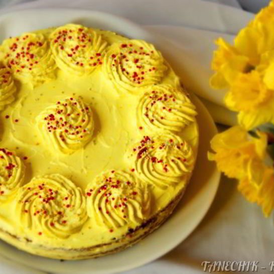 Рецепт медового бисквита со сливочным кремом