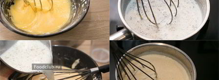 павлова с заварным кремом и ягодами. Шаг 4