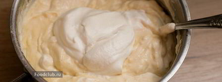 павлова с заварным кремом и ягодами. Шаг 6