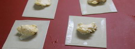 равиоли со сливочно-сырным кремом. Шаг 4