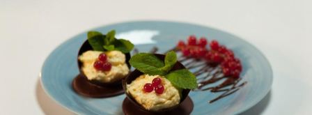 шоколадные чашечки с кремом. Шаг 4