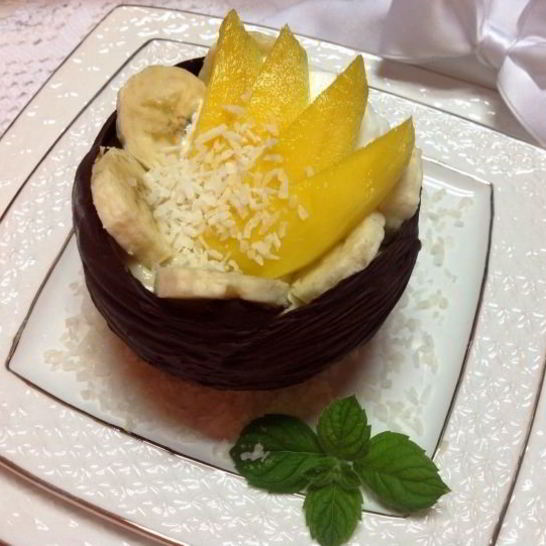 Рецепт шоколадных чашечек с ореховым кремом