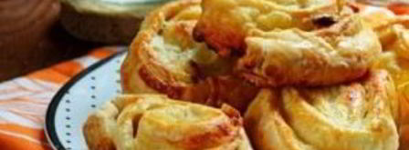 слоеные коржики с заварным кремом. Шаг 5