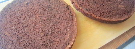 тортик с заварным кремом и ягодами. Шаг 3