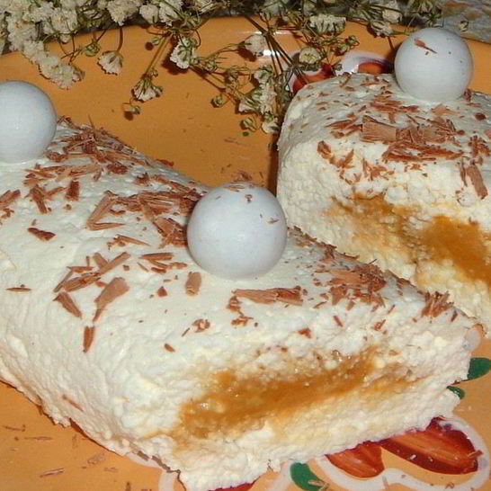 Рецепт творожного батончика с кремом