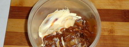 творожный батончик с кремом. Шаг 5