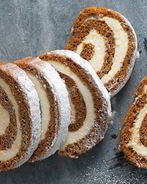 Тыквенный рулет с кремом