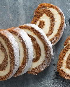 Тыквенный рулет с кремом