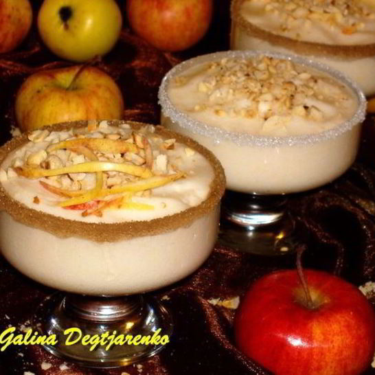 Рецепт яблочного крема по-дунайски